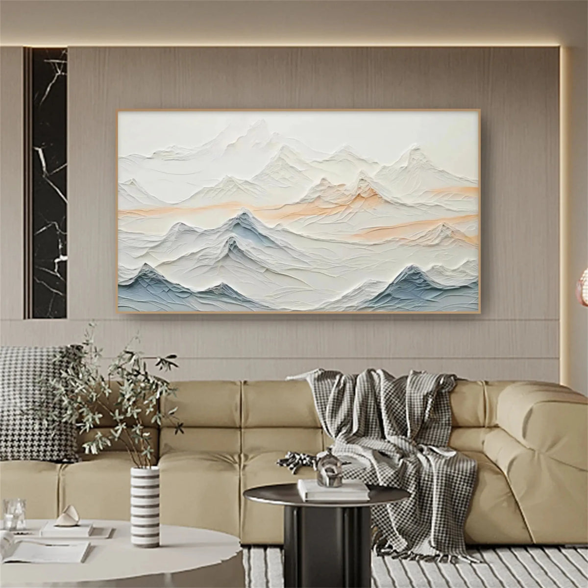 Plaster Art Minimalist Textured Painting #MM244