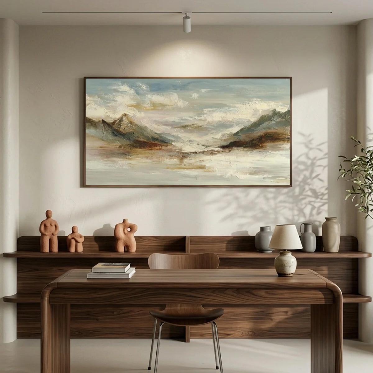 Minimalist Mountain Texture Canvas # MM443