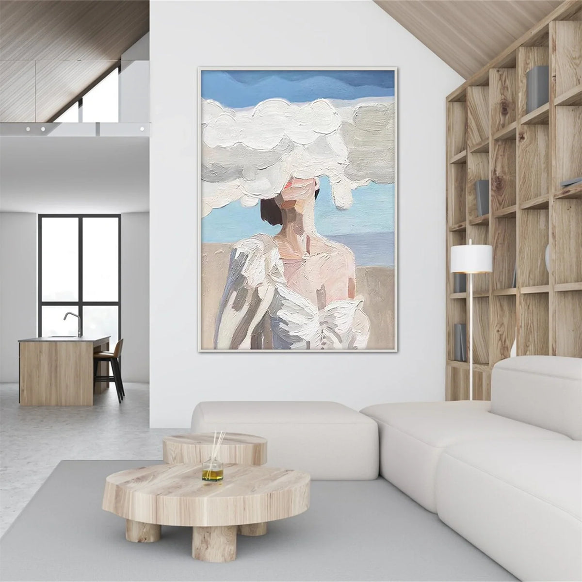 Abstract Portrait Texture Wall Art # PT040