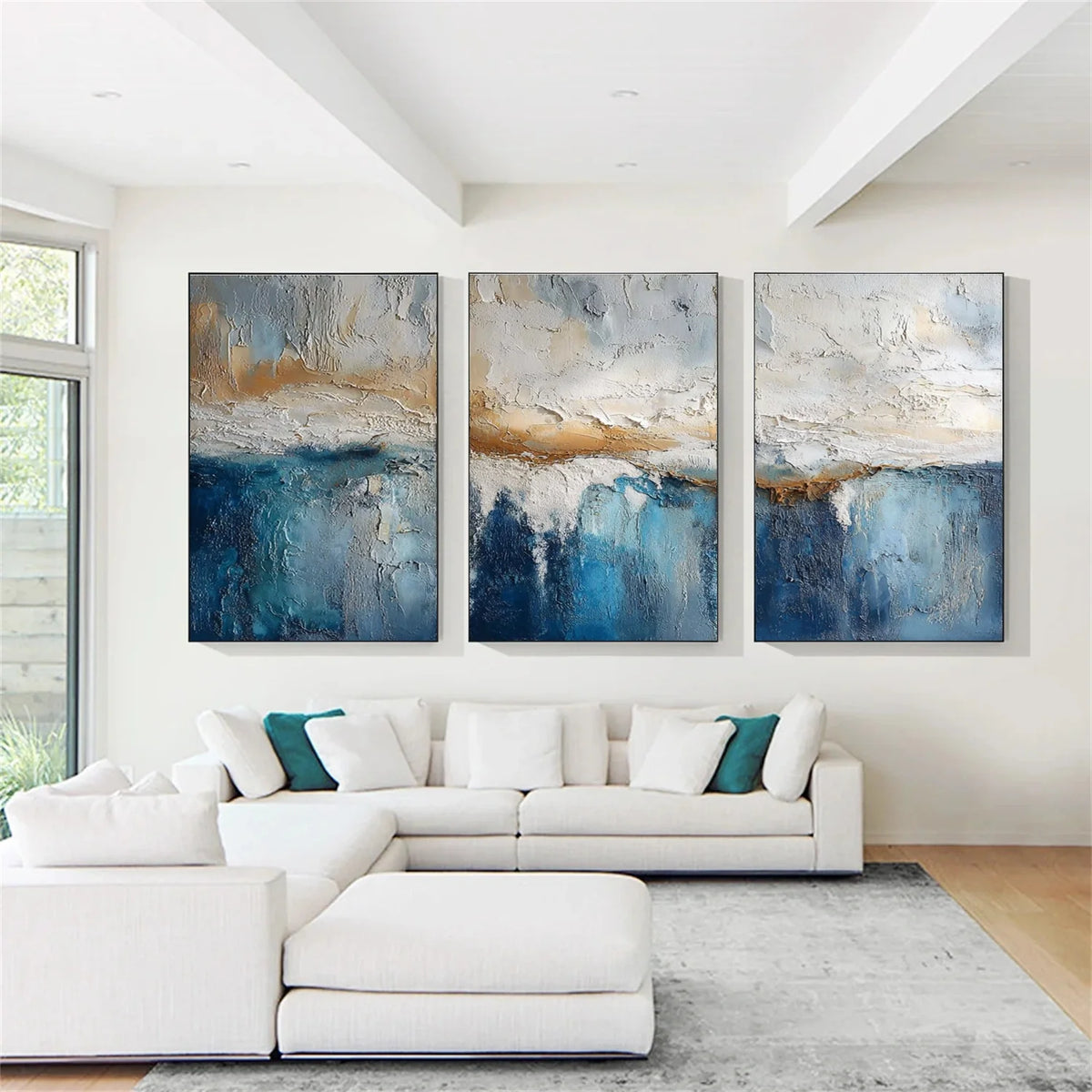 Abstract Wall Art Set of 3 #AB617