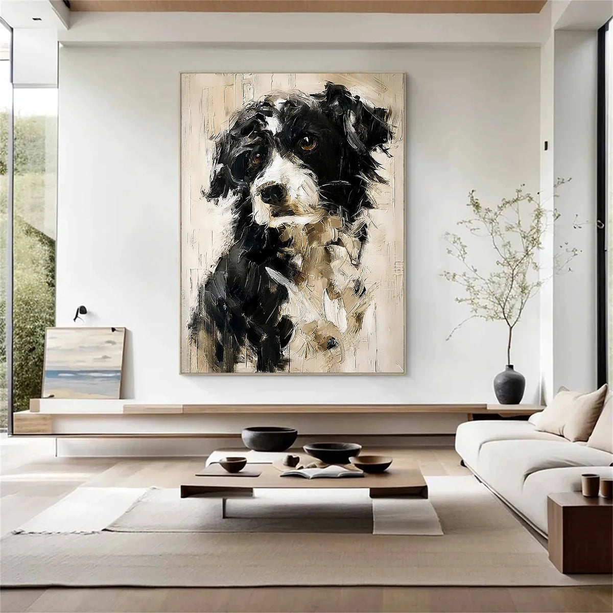 Abstract Animal Canvas Art #AP224