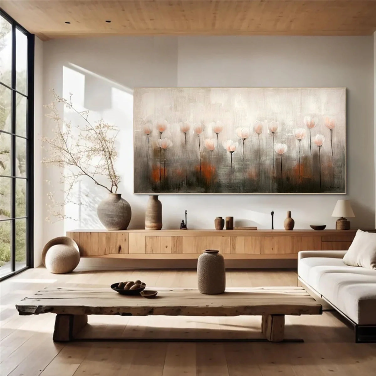 Flower & Tree Abstract Canvas # FT 374