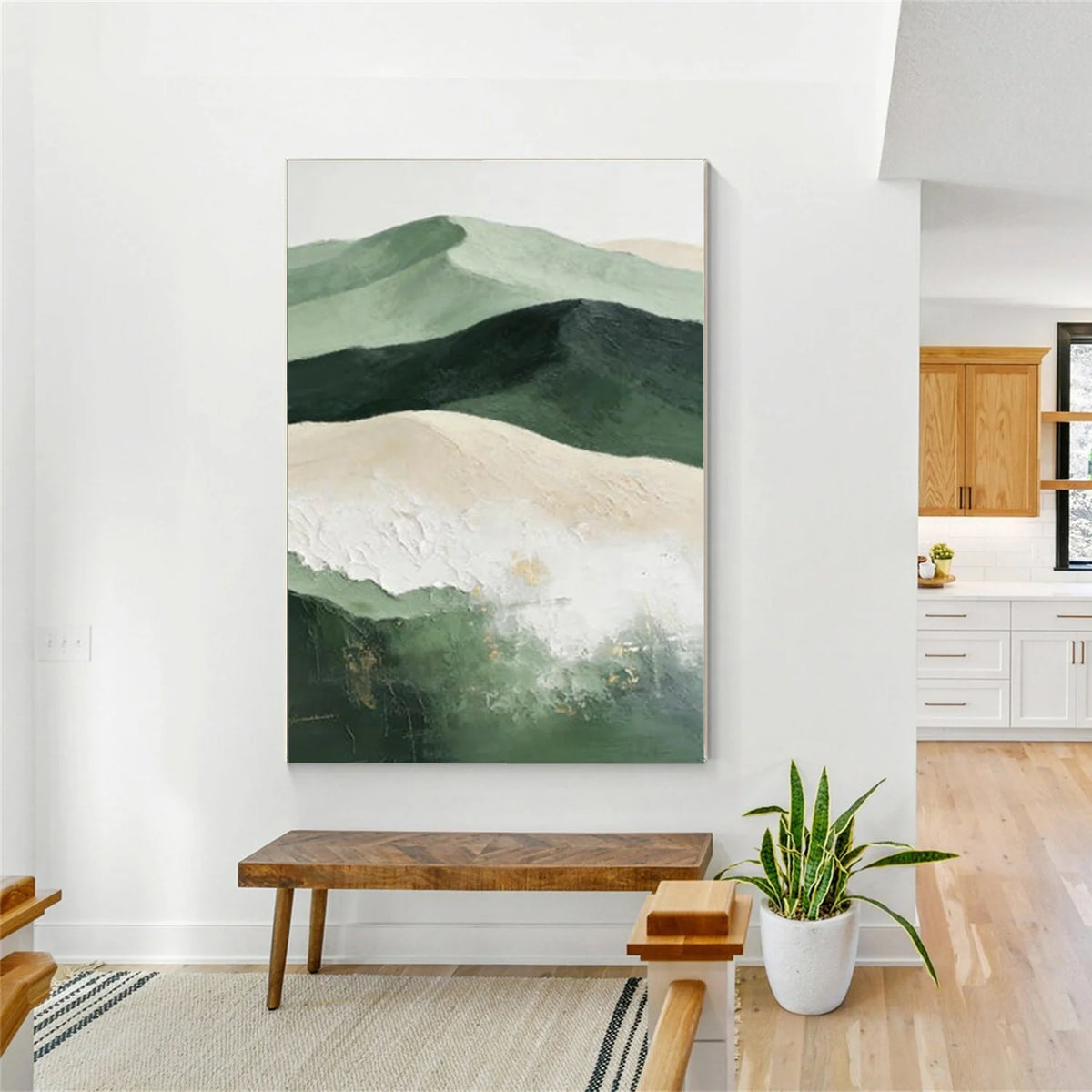 Minimalist Mountain Texture Canvas # MM368