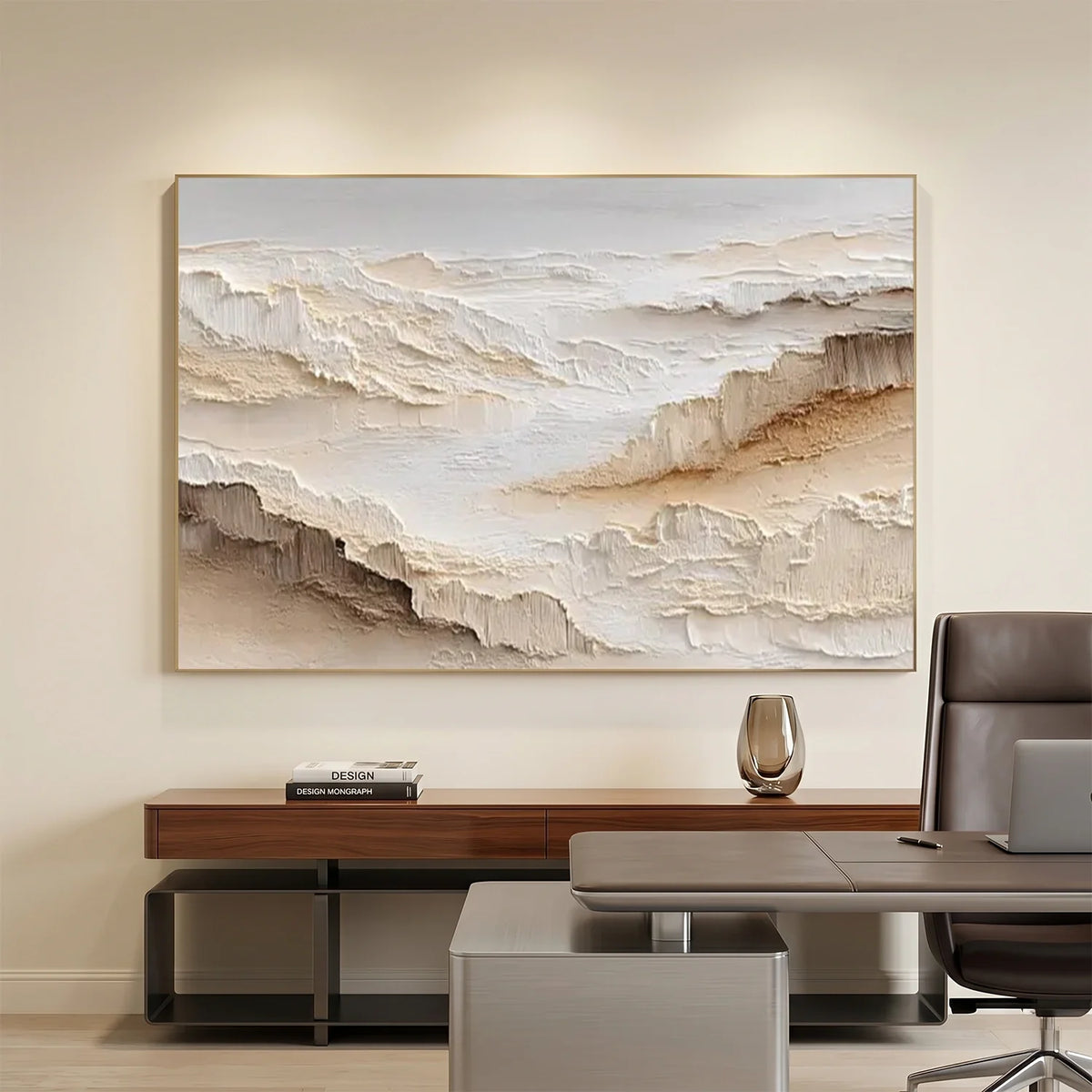 Minimalist Mountain Texture Canvas # MM441