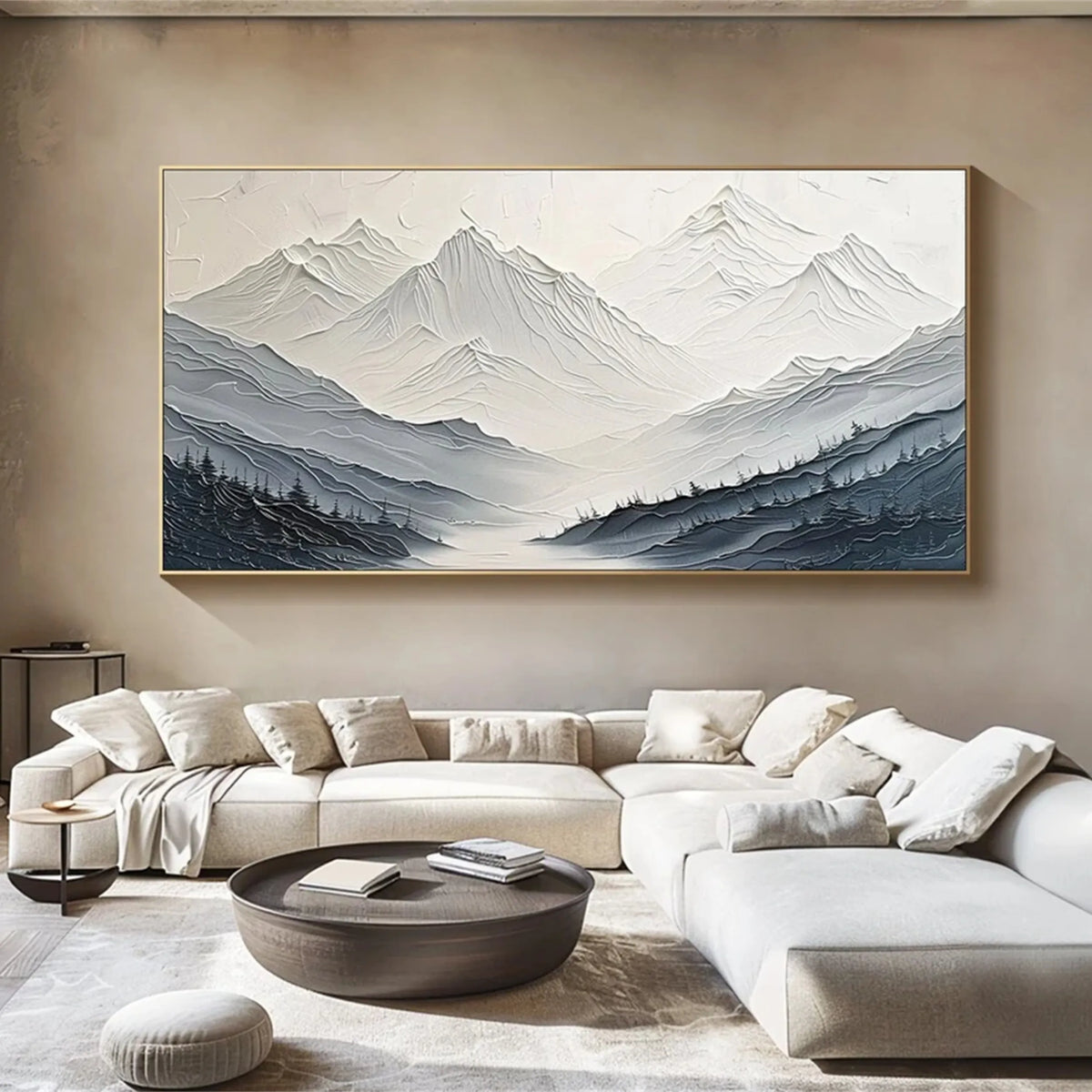 Plaster Art Minimalist Textured Painting #MM255