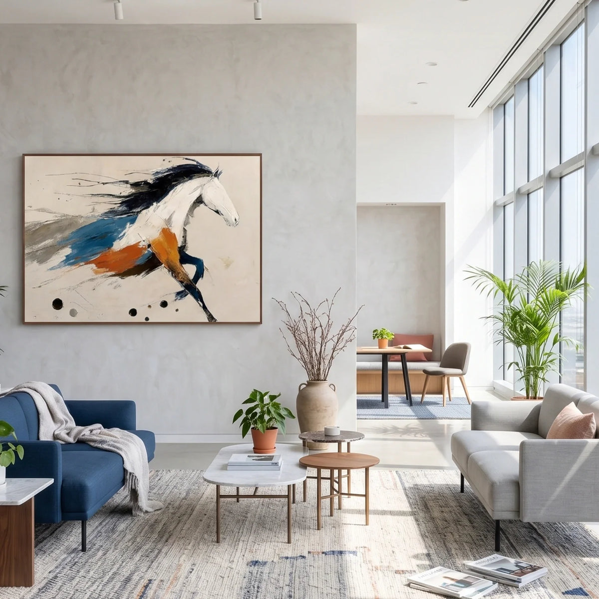 Abstract Animal Canvas Art #AP238