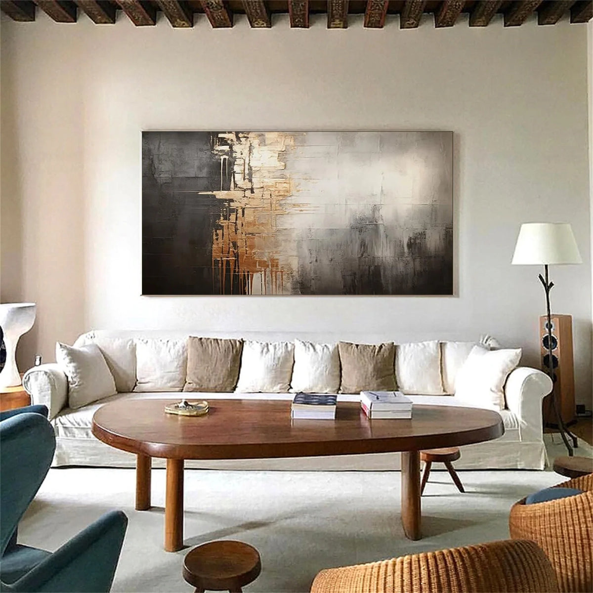 Abstract Texture Wall Art #AB632