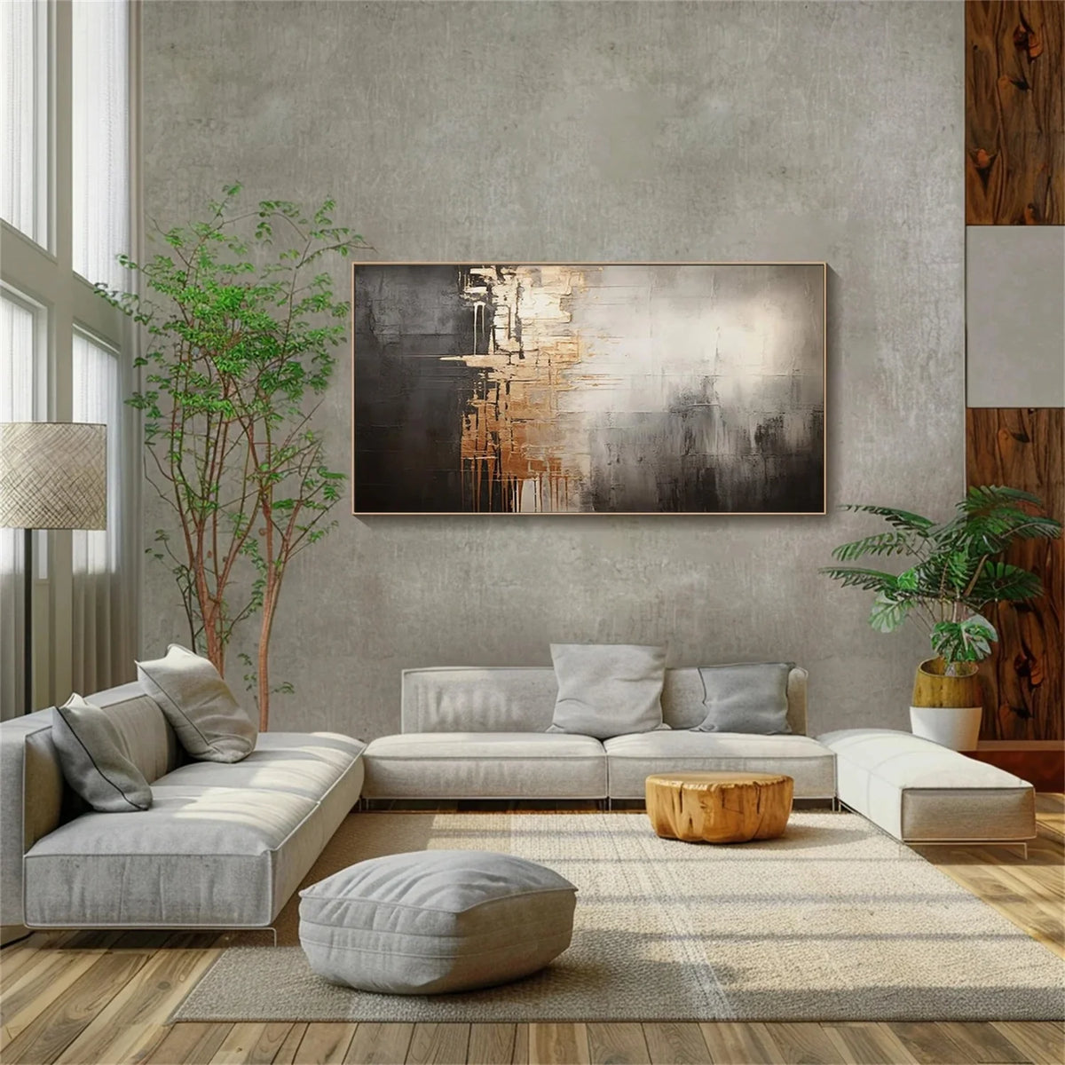 Abstract Texture Wall Art #AB632