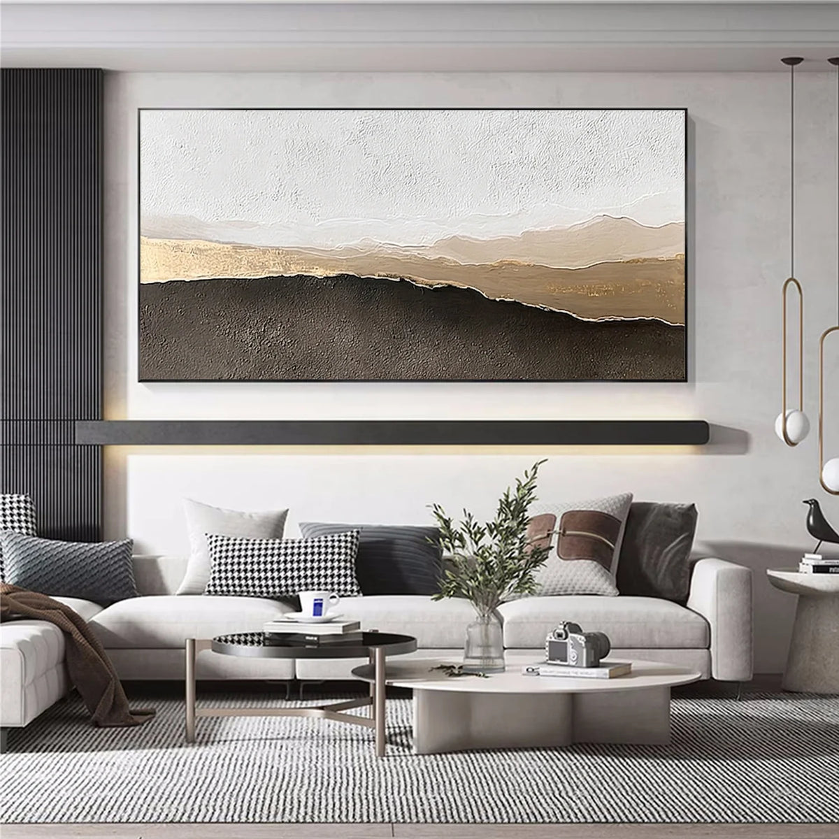 Minimalist Textured Canvas # MM435