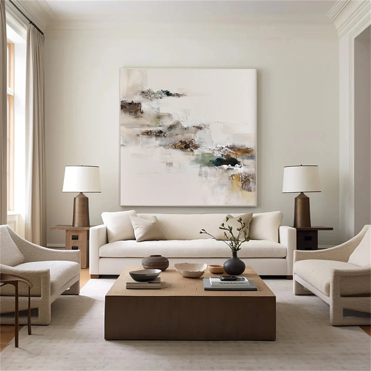 Abstract Texture Wall Art #AB627