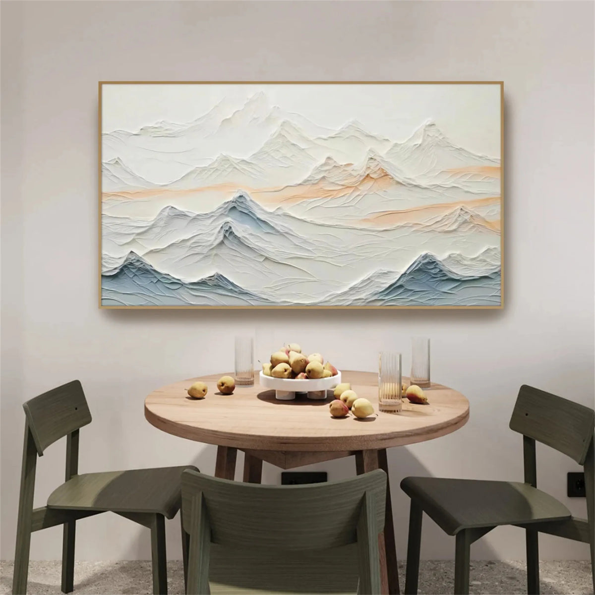 Plaster Art Minimalist Textured Painting #MM244