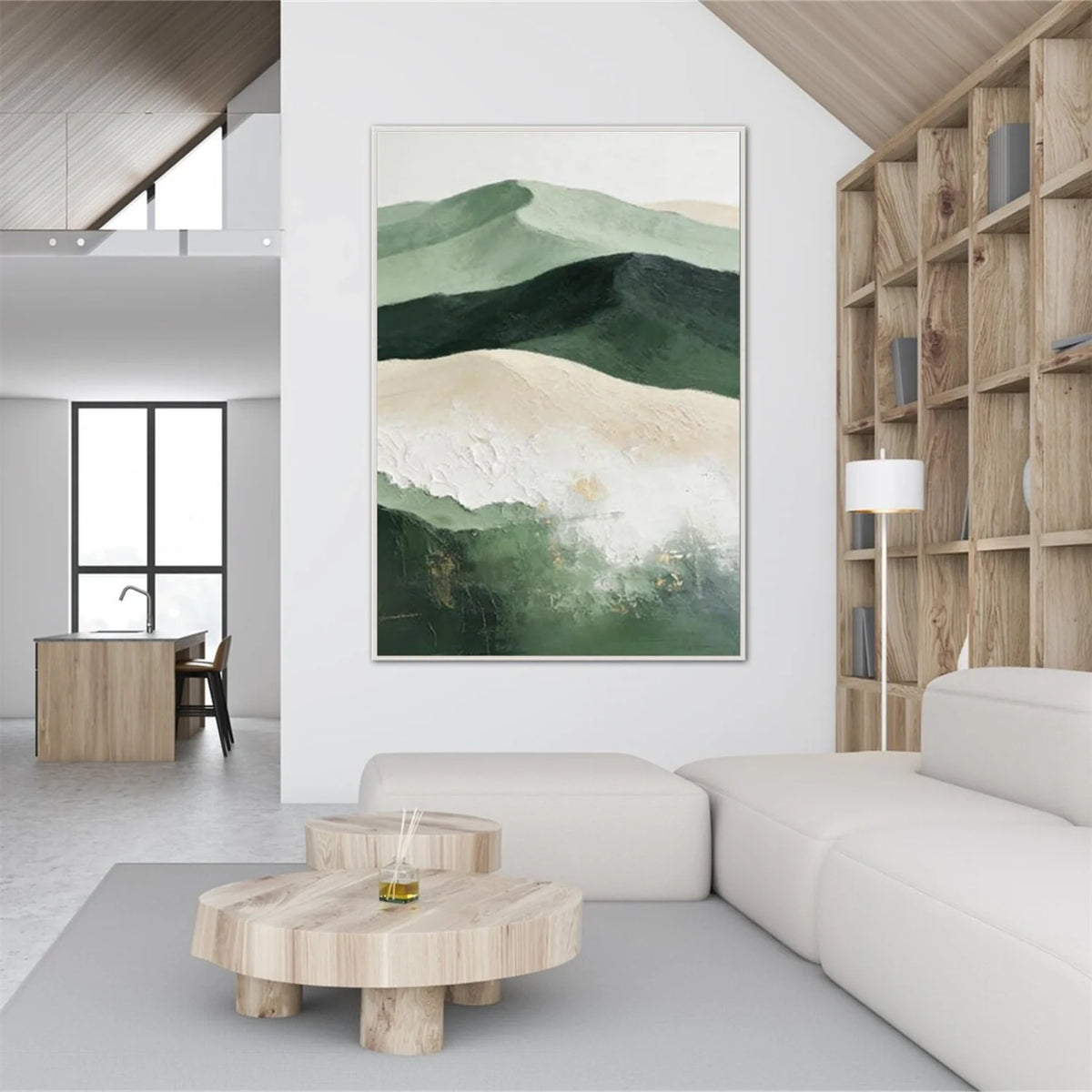 Minimalist Mountain Texture Canvas # MM368