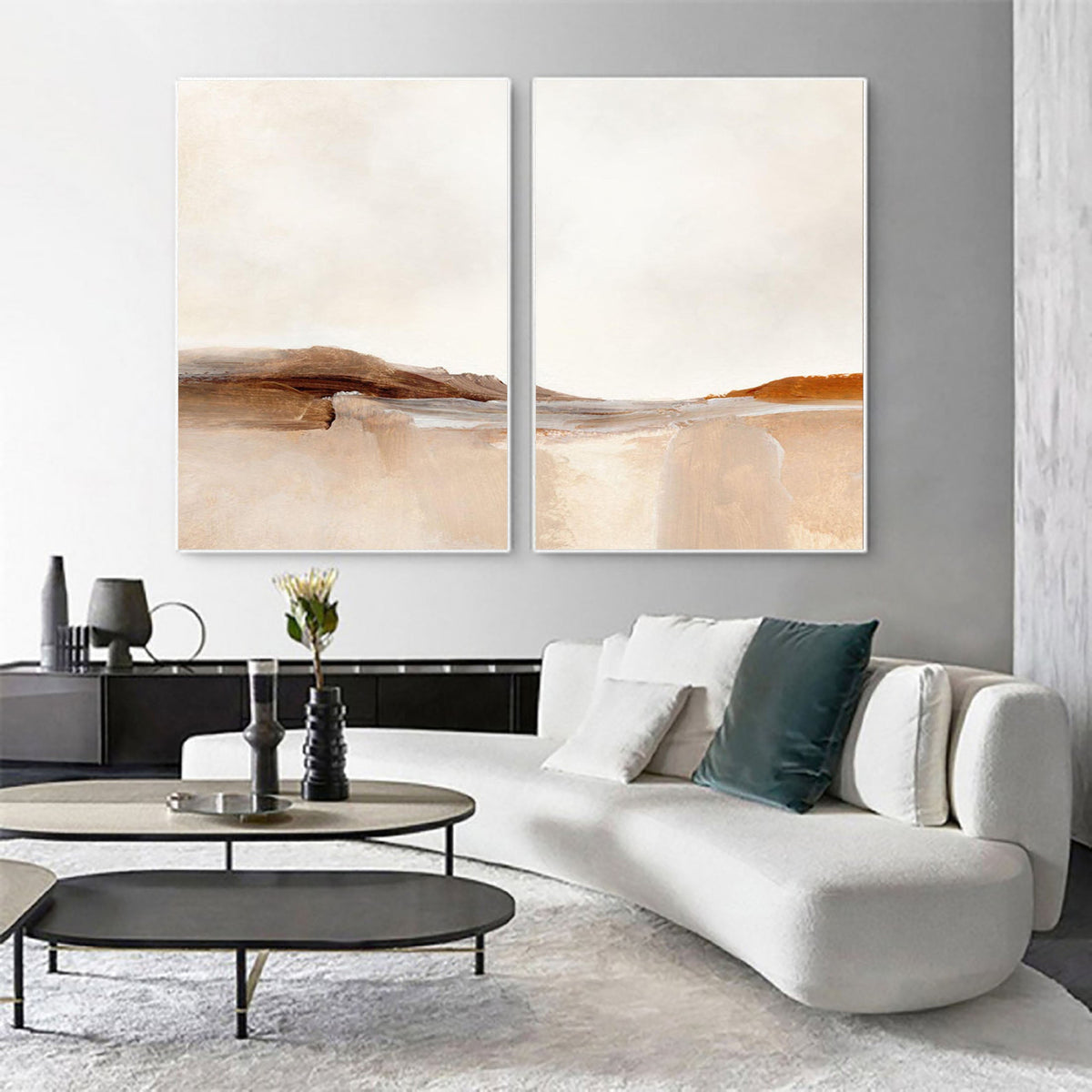 Abstract Painting Set of 2 #AB 081