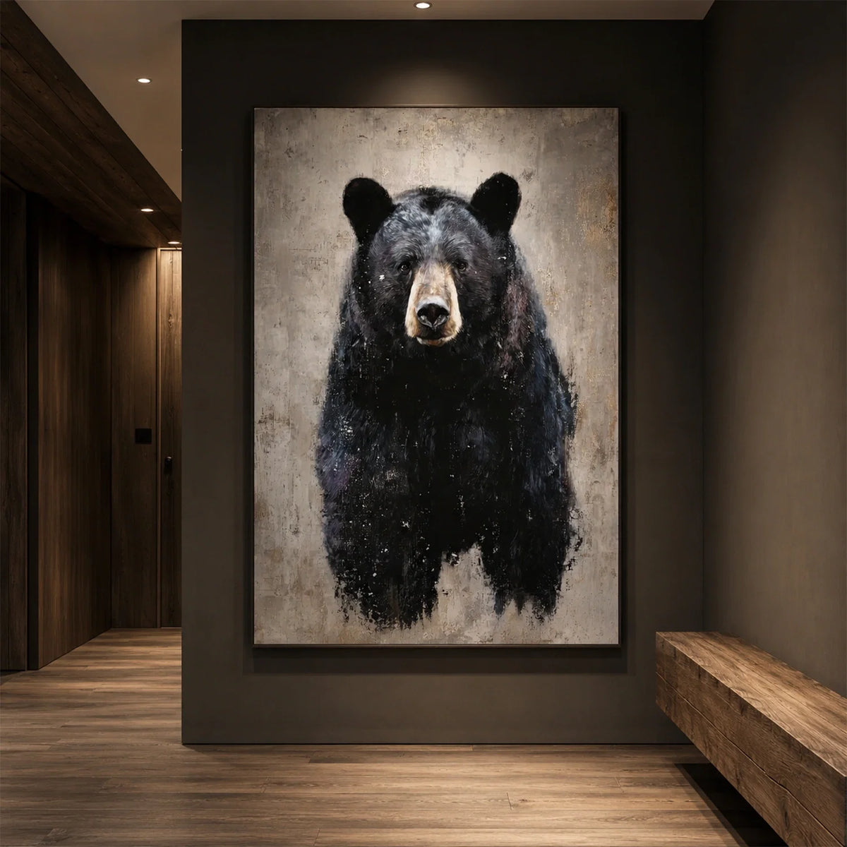 Abstract Animal Canvas Art #AP247
