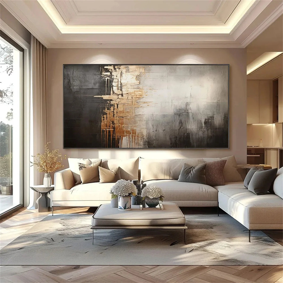 Abstract Texture Wall Art #AB632