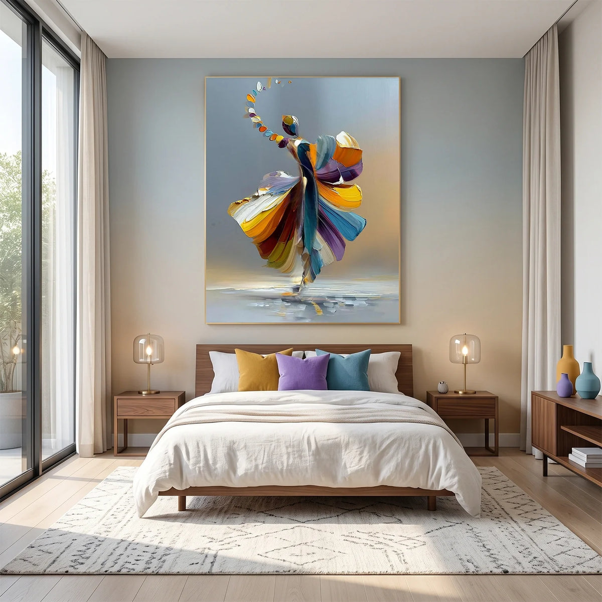 Abstract Portrait Texture Wall Art #PT 080