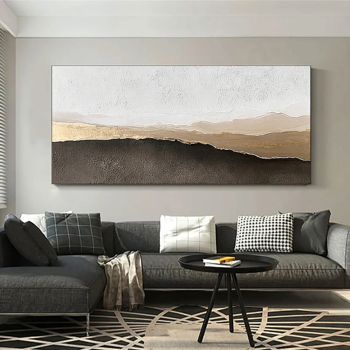Minimalist Textured Canvas # MM435