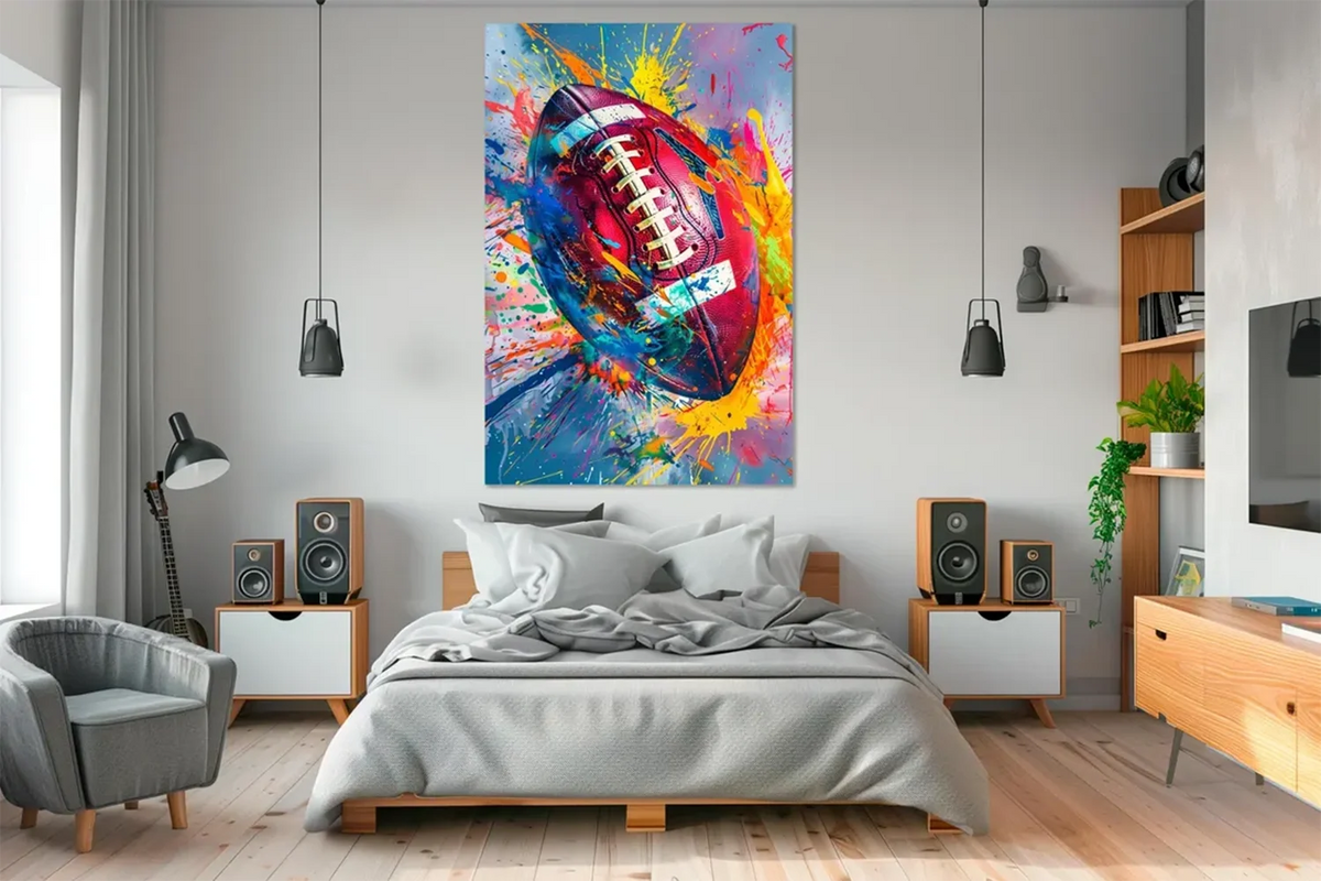 American Football Sports Art Painting Canvas #SA001