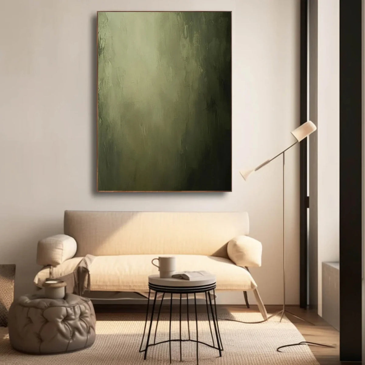 Blue & Green Abstract Wall Art #BG139