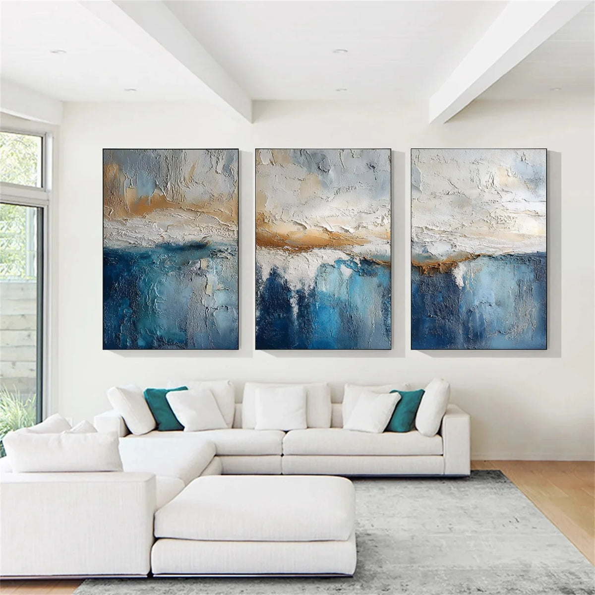 Abstract Wall Art Set of 3 #AB617