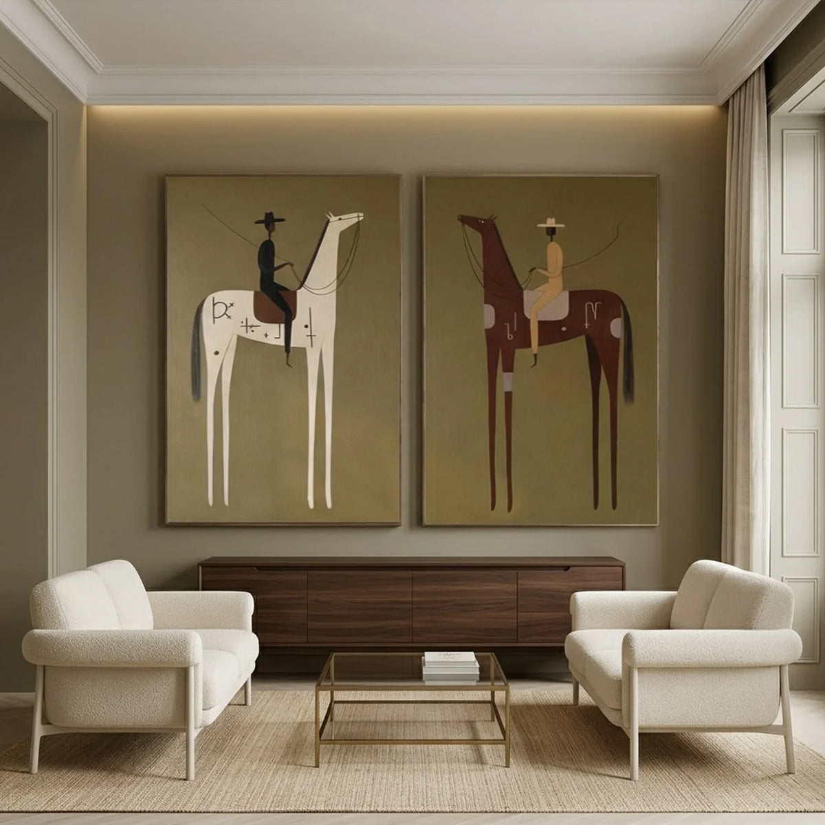 Americana Wall Art Set of 2 #VE029