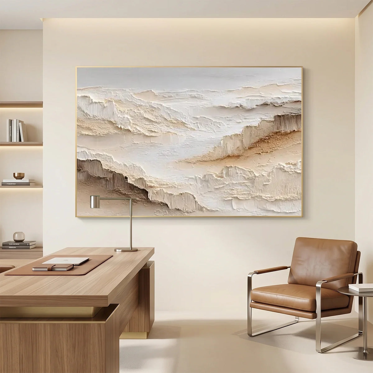 Minimalist Mountain Texture Canvas # MM441