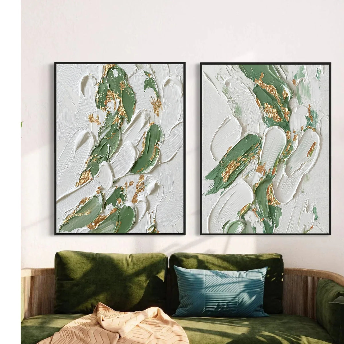 Abstract Texture Wall Art Set of 2 # AB669