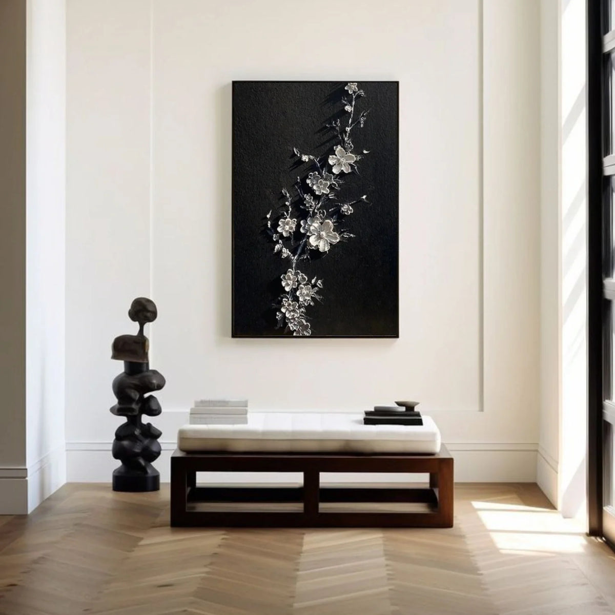 Flower & Tree Abstract Texture Canvas Art #FT 257