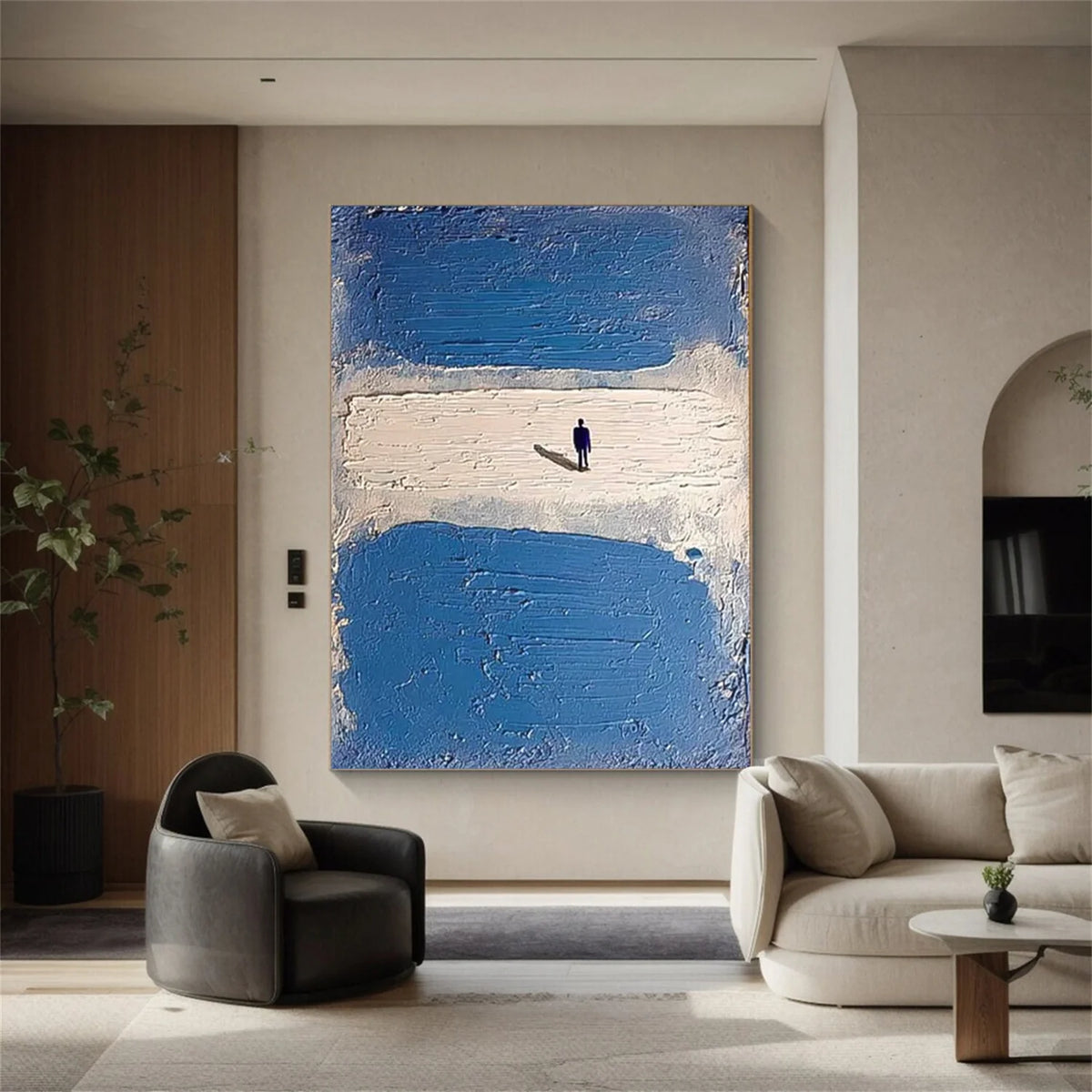Abstract Portrait Texture Wall Art # PT042