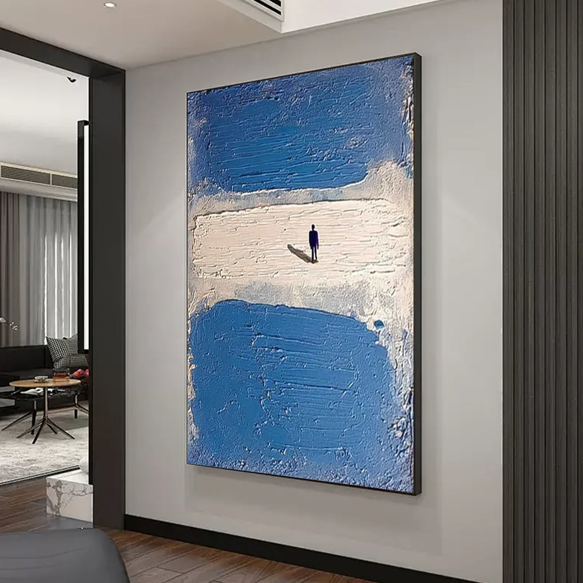 Abstract Portrait Texture Wall Art # PT042