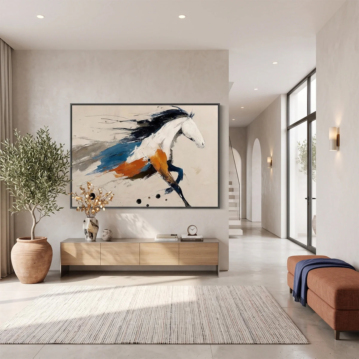Abstract Animal Canvas Art #AP238