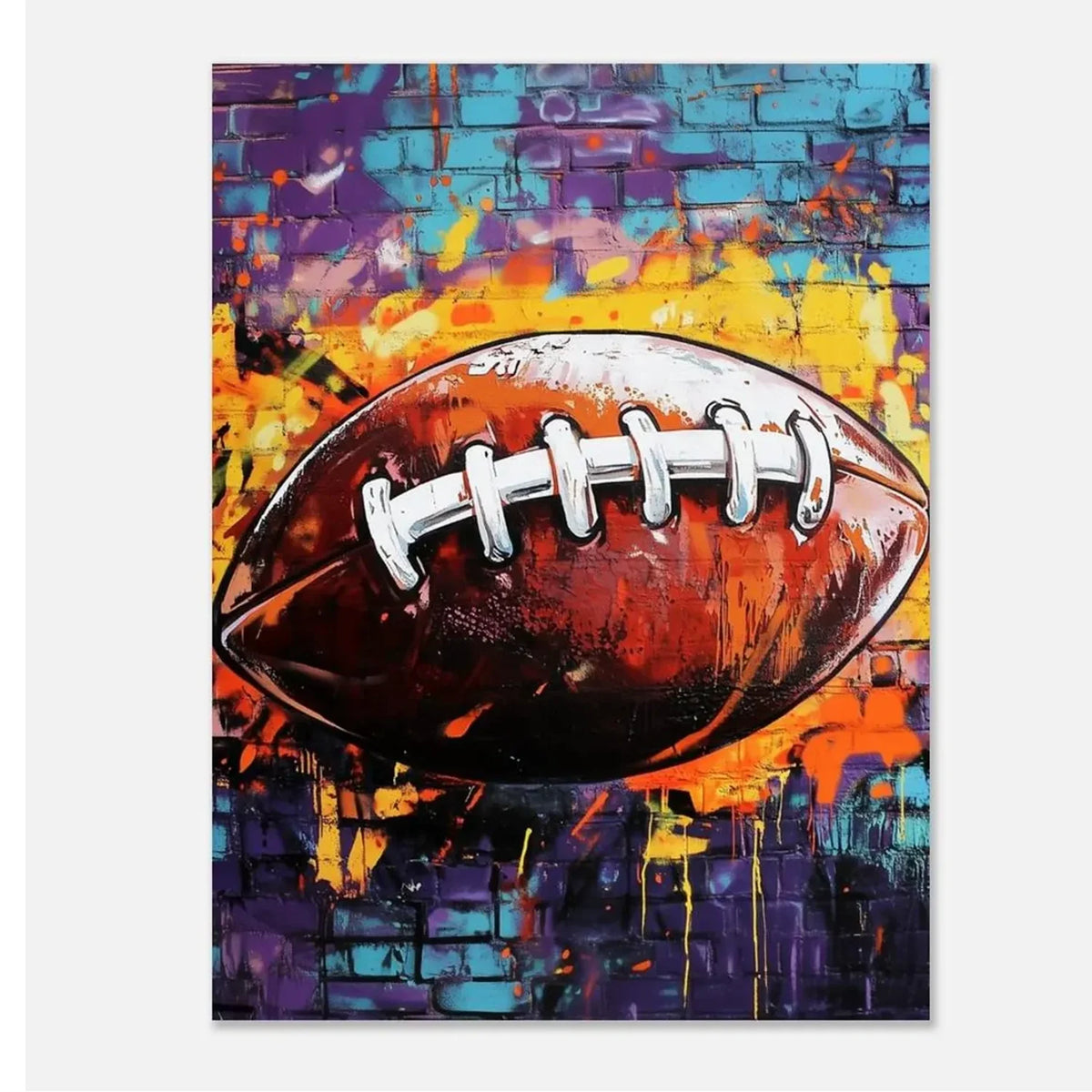 American Football Sports Art Painting Canvas #SA002