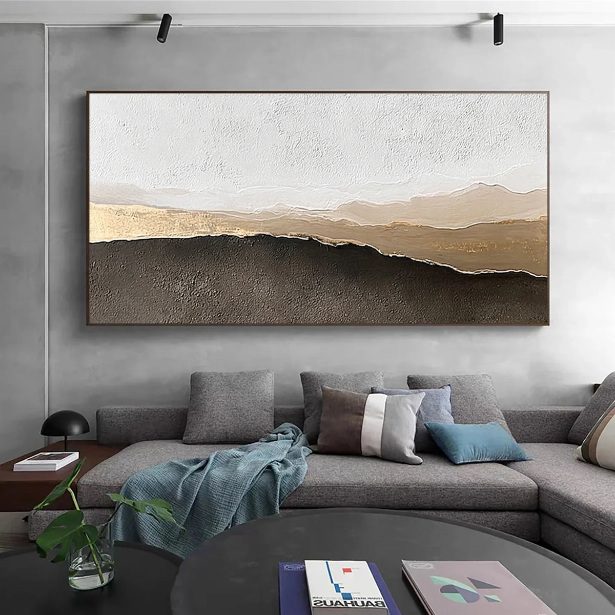 Minimalist Textured Canvas # MM435