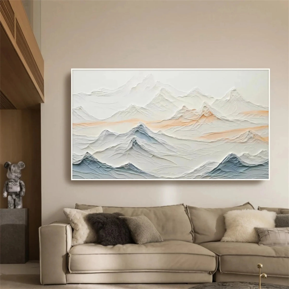 Plaster Art Minimalist Textured Painting #MM244