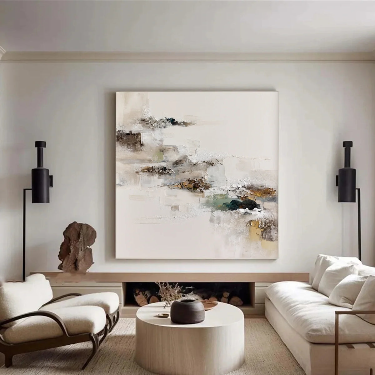 Abstract Texture Wall Art #AB627