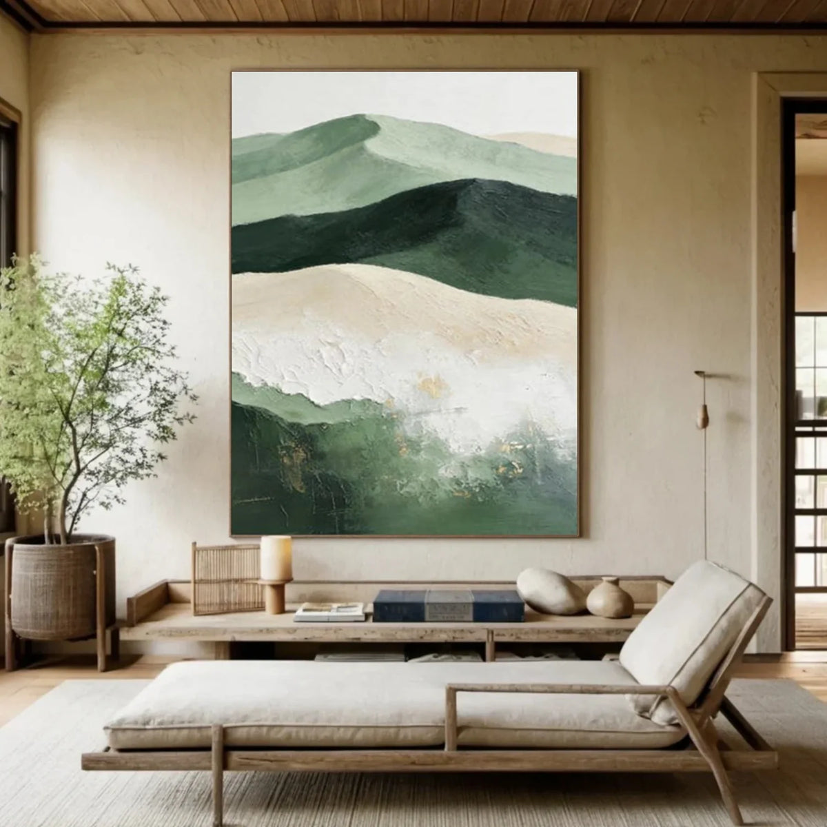 Minimalist Mountain Texture Canvas # MM368