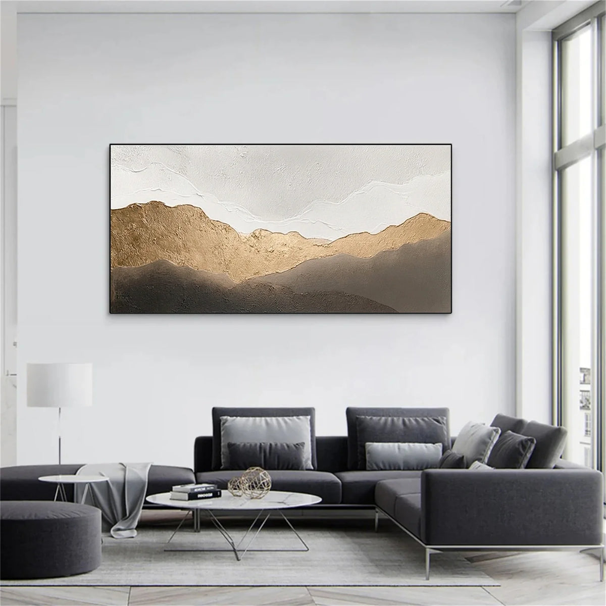 Minimalist Textured Canvas # MM436