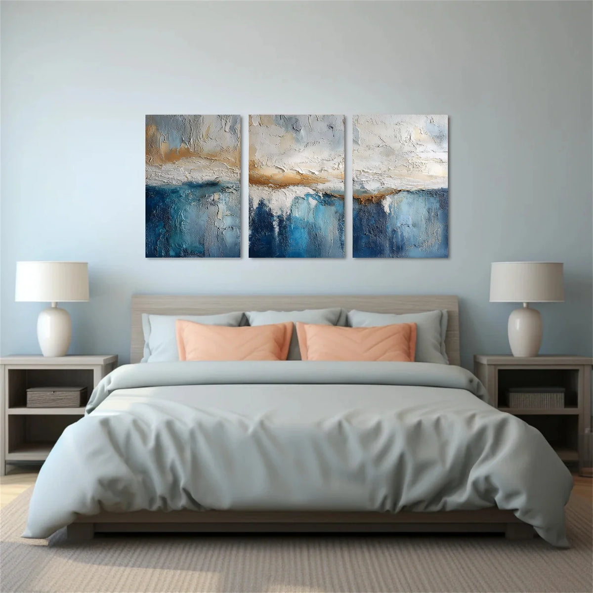 Abstract Wall Art Set of 3 #AB617