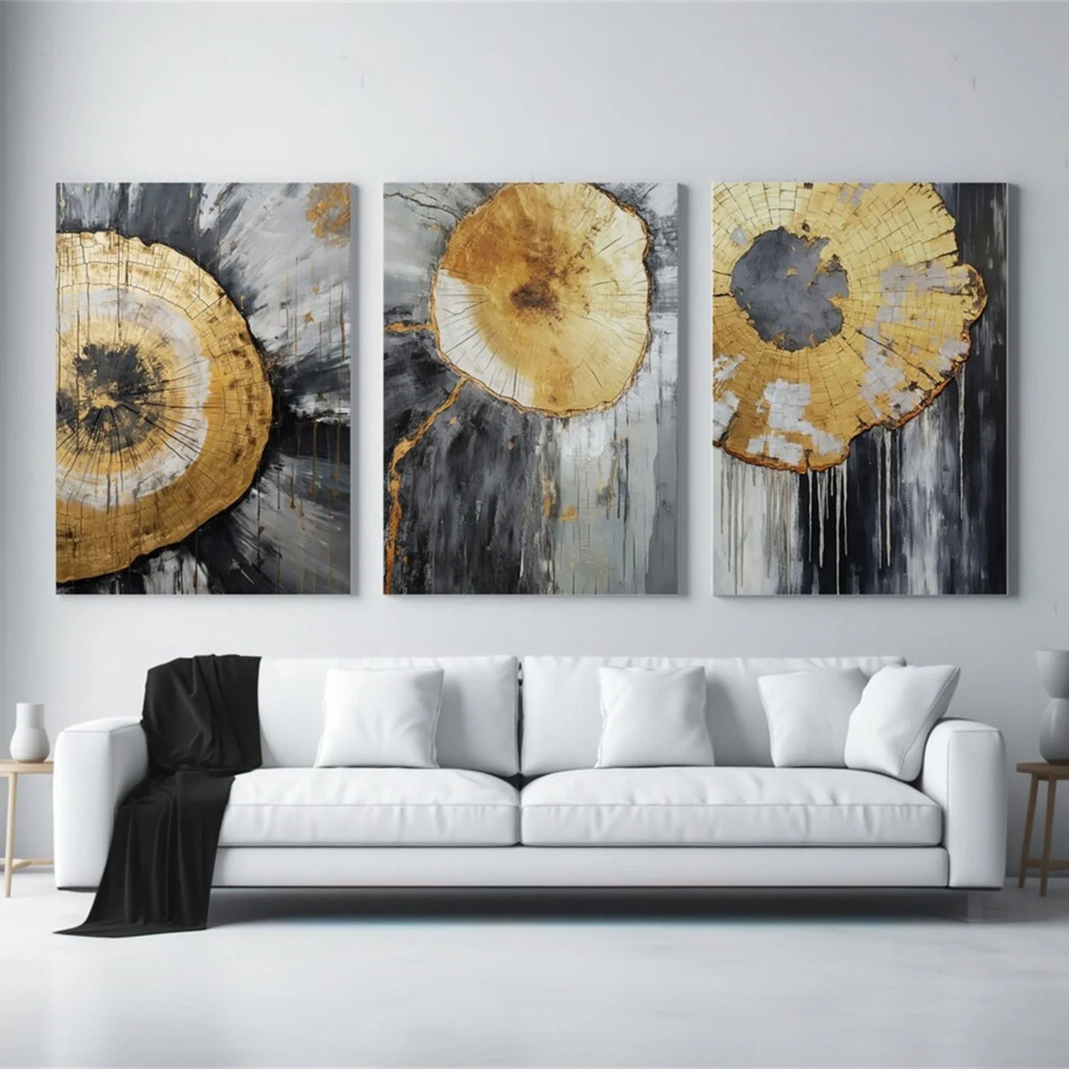 Abstract Painting Set of 3 #AB207