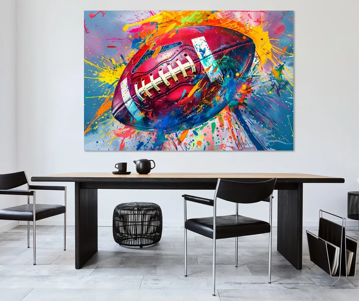 American Football Sports Art Painting Canvas #SA001
