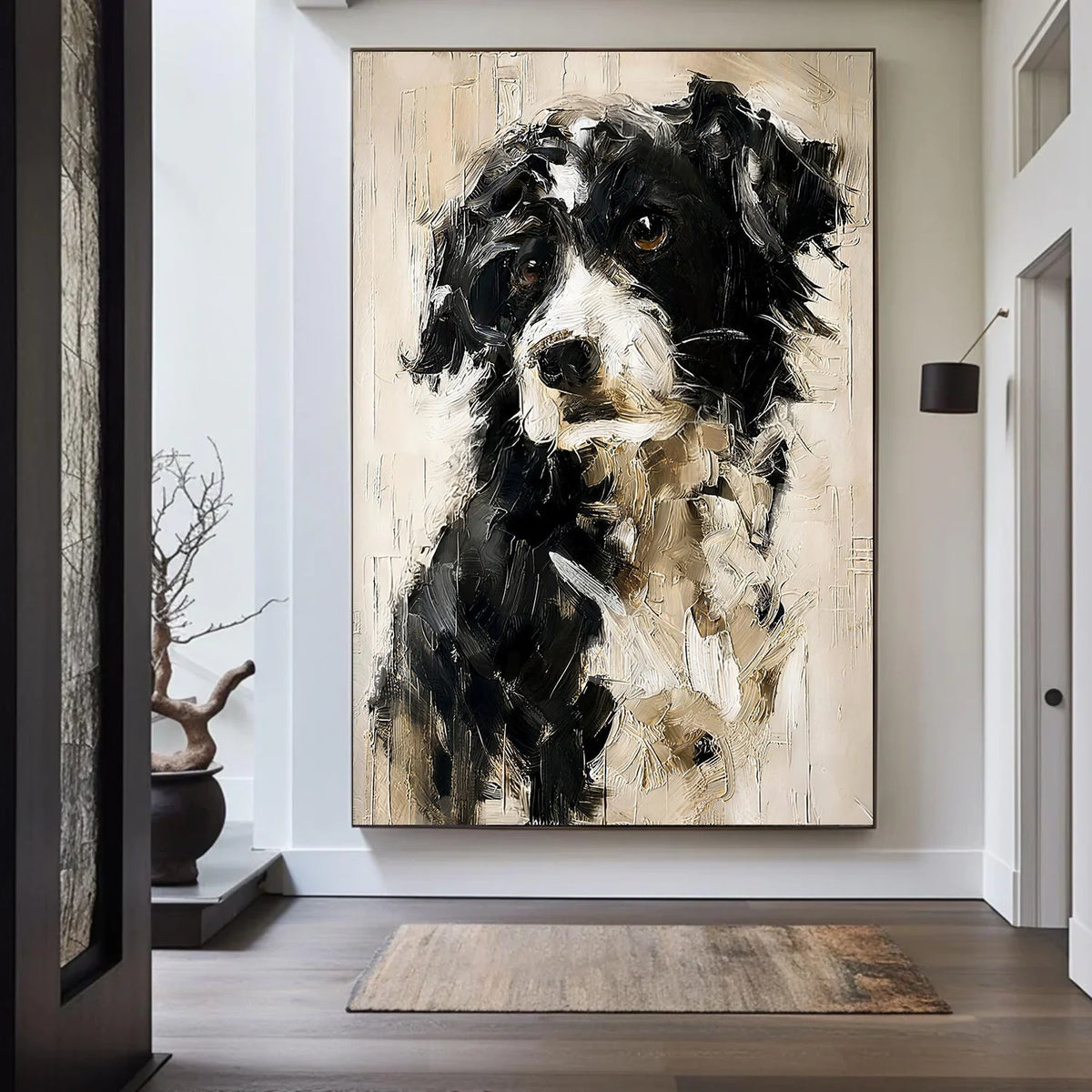 Abstract Animal Canvas Art #AP224