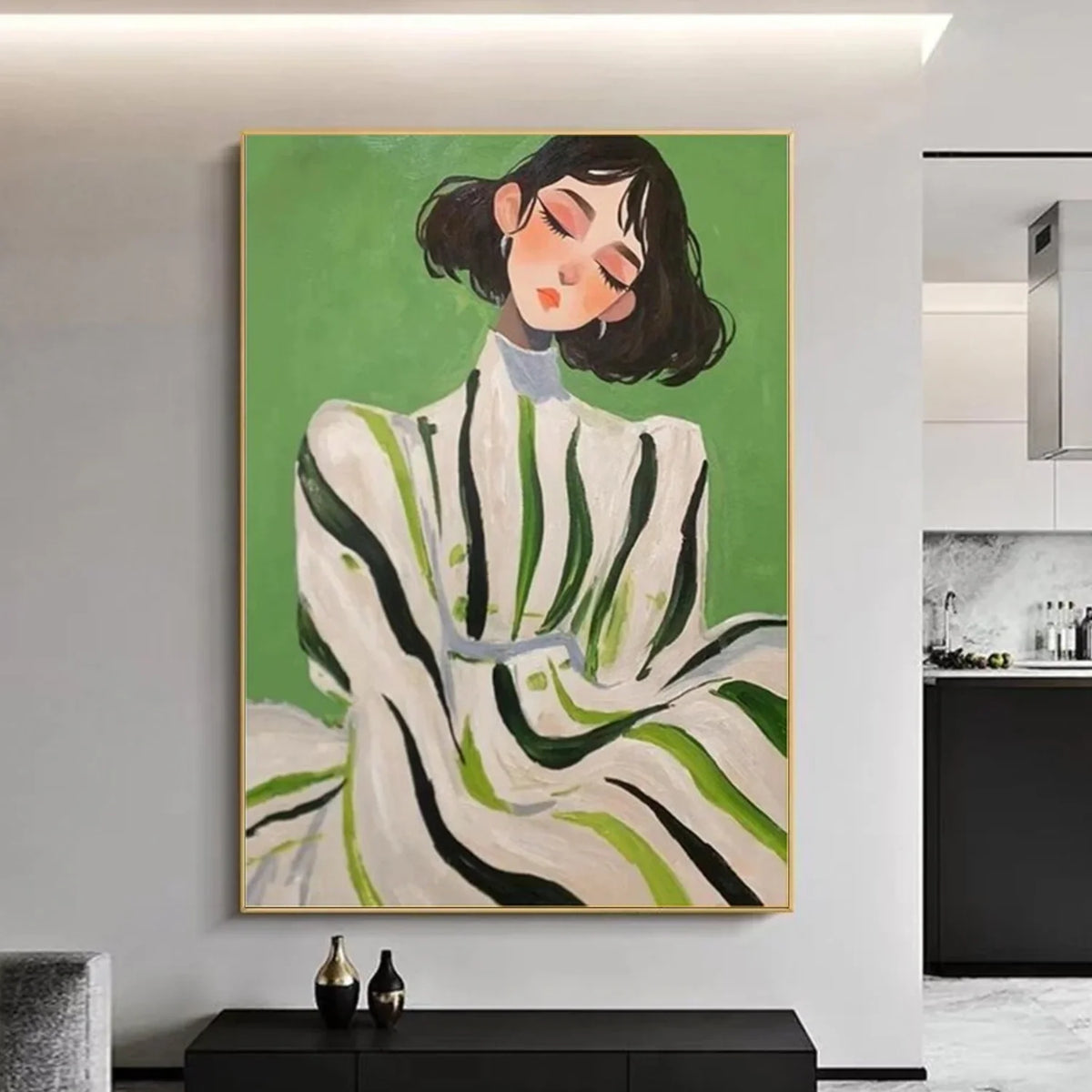 Abstract Portrait Wall Art # PT045