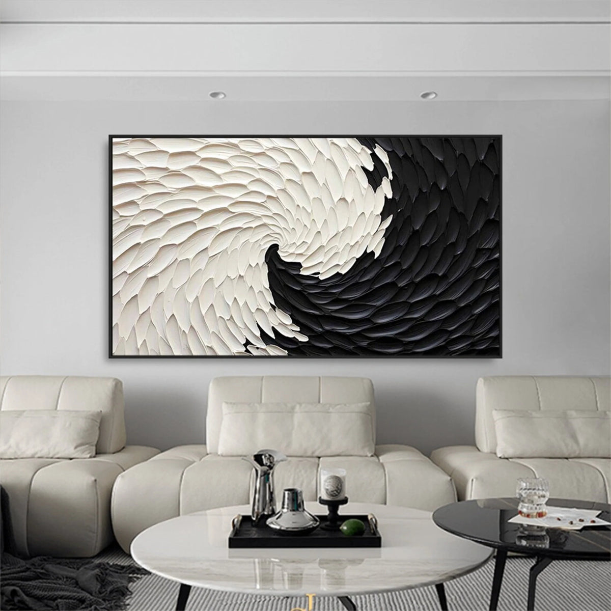 Plaster Art Minimalist Textured Painting #MM112