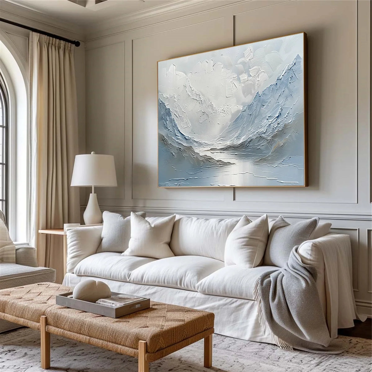 Minimalist Mountain Texture Canvas # MM420