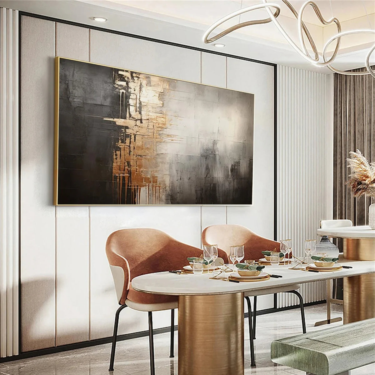 Abstract Texture Wall Art #AB632