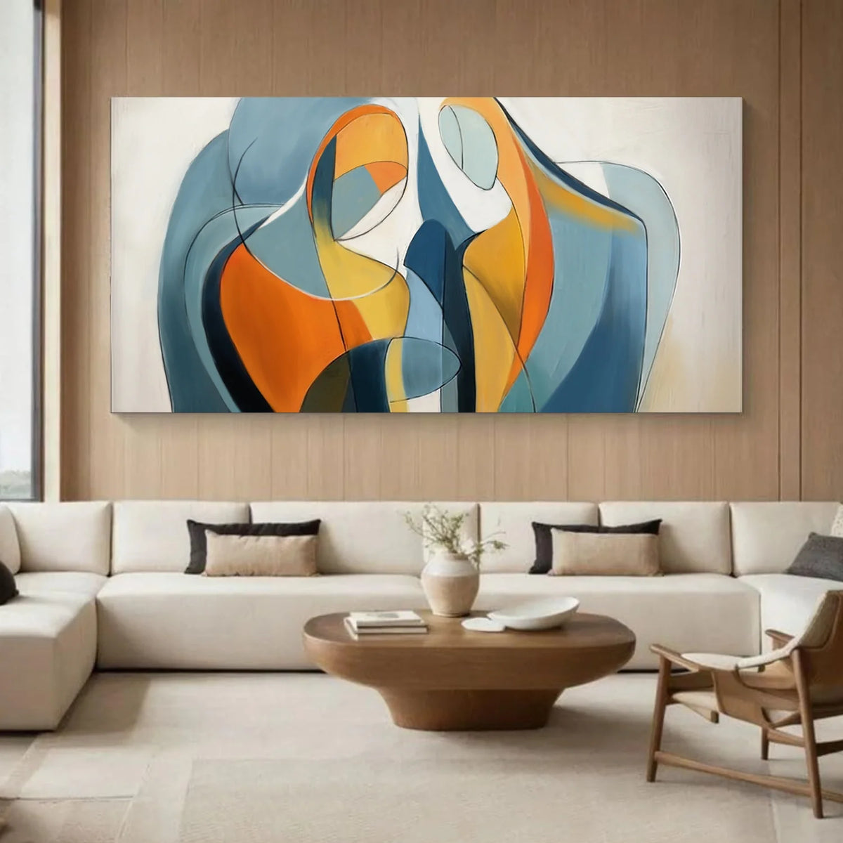 Contemporary Abstract Minimalist Wall Art #CW038