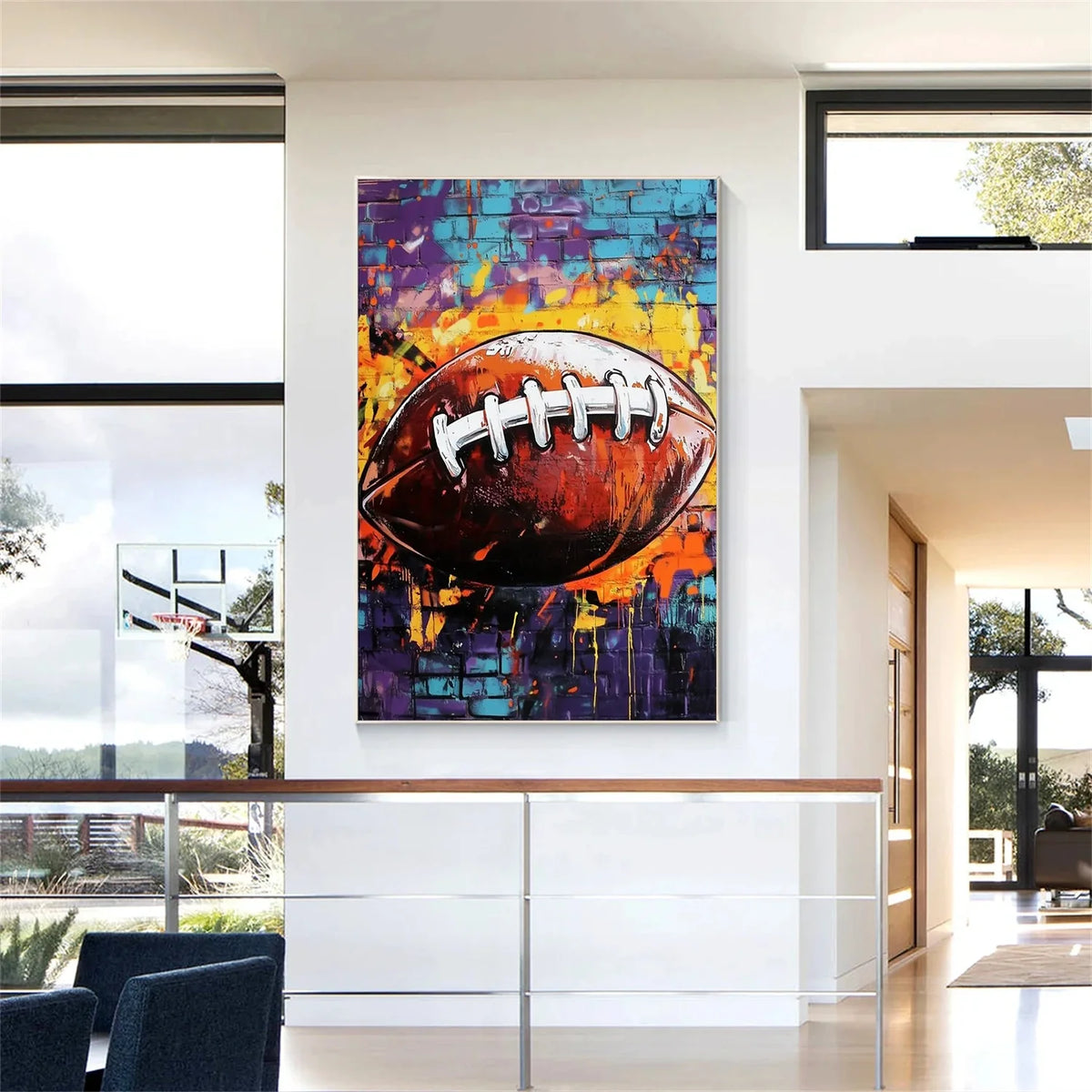 American Football Sports Art Painting Canvas #SA002