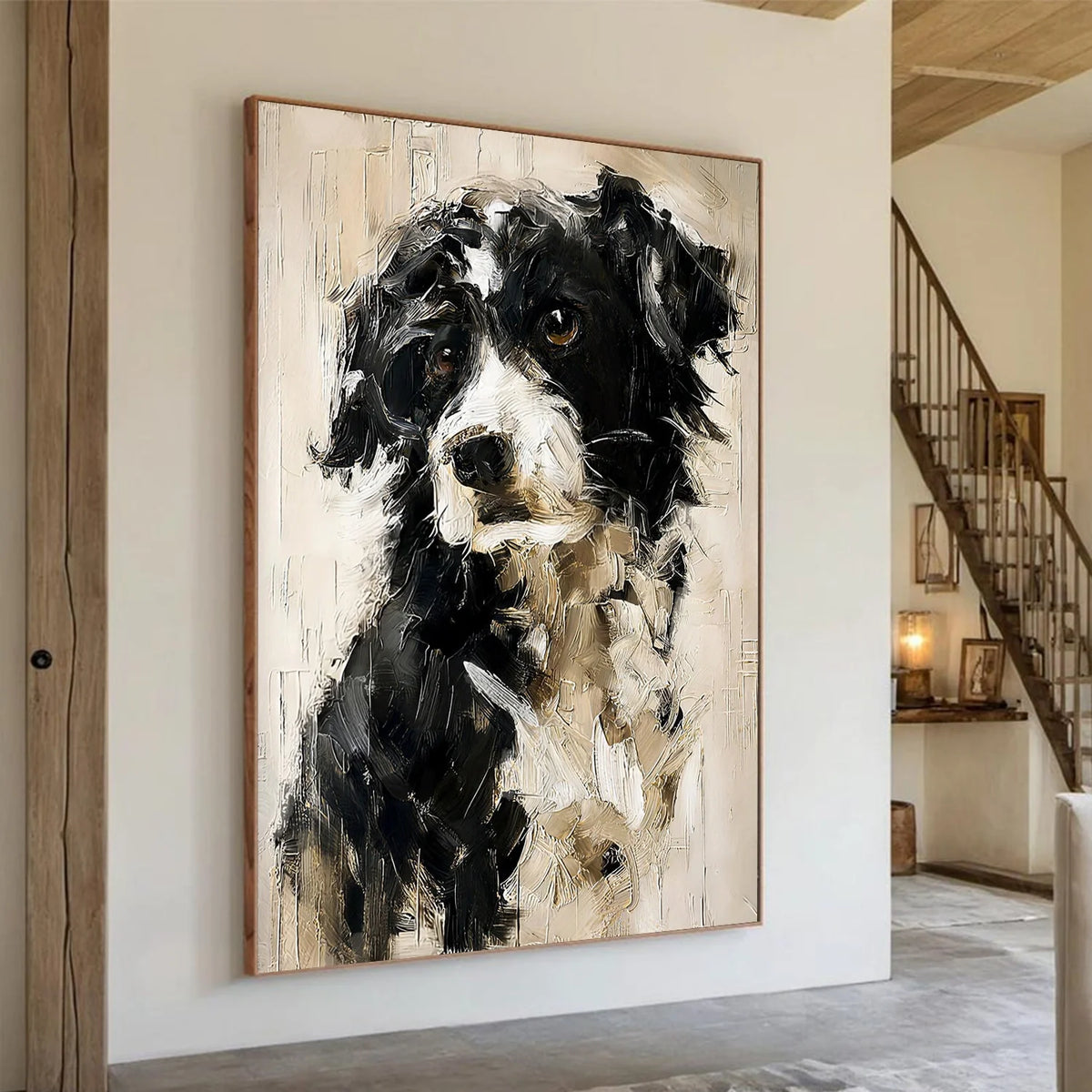 Abstract Animal Canvas Art #AP224