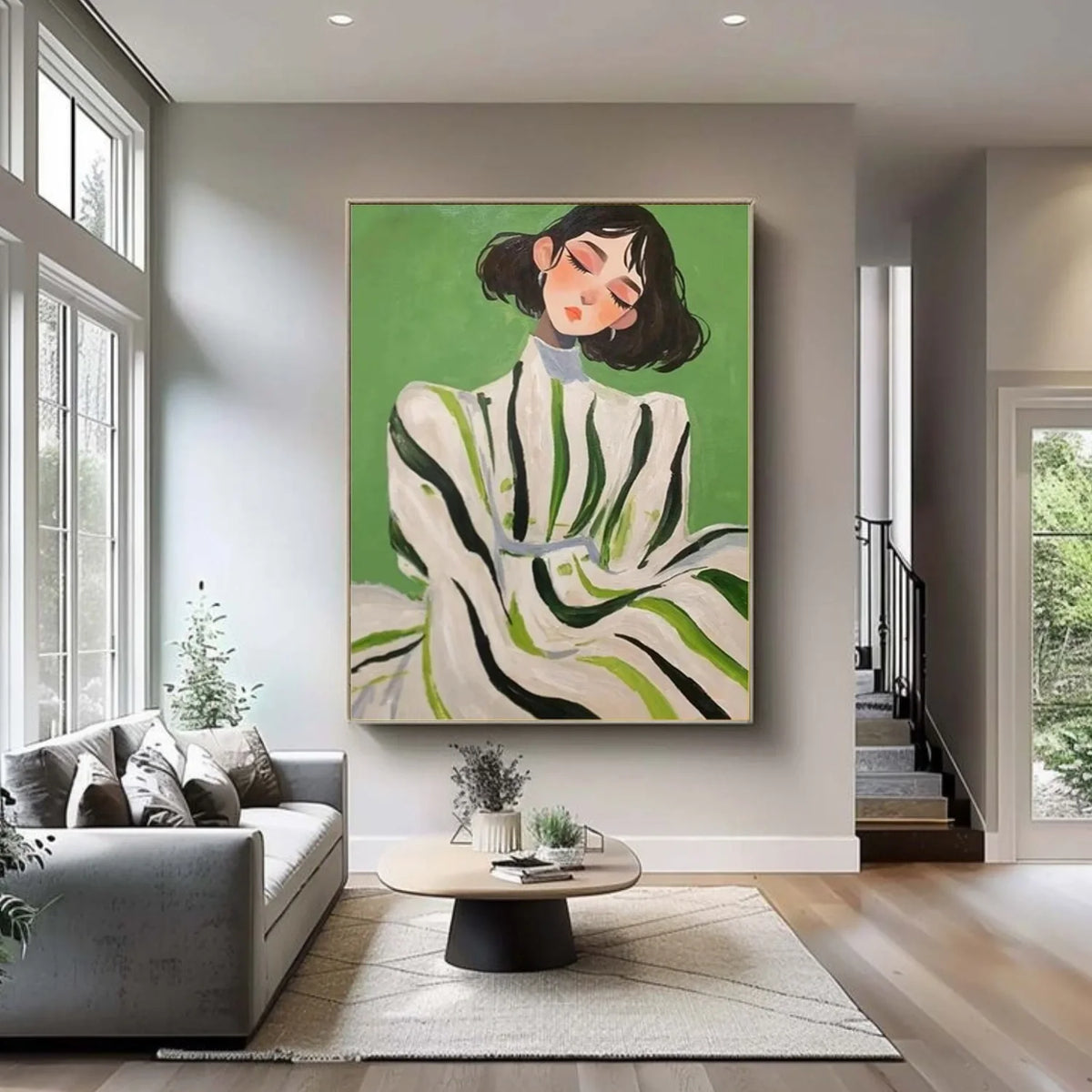 Abstract Portrait Wall Art # PT045