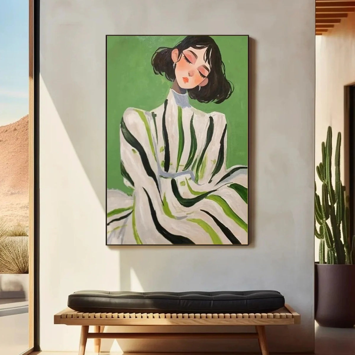 Abstract Portrait Wall Art # PT045